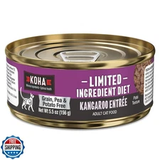 KOHA Limited Ingredient Diet Kangaroo Pate for Cats - Single Meat Cat Food fo