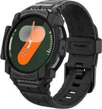 Samsung Galaxy Watch 7 40mm Compatible Case with Strap - Matte Black Protective