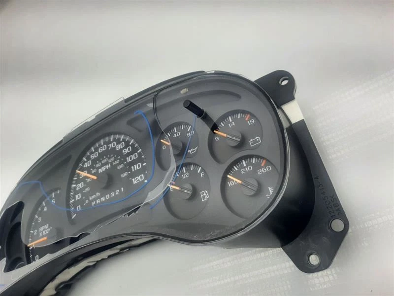 GMC SIERRA 1500 2006 2007 camioneta velocímetro clúster MPH estilo clásico 15105687 Foto 4 de 4
