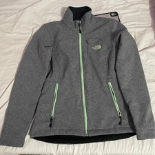 The North Face Apex Bionic Women  s Size Small Grey Full Zip Soft Shell Jacket