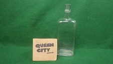 Vintage R Cummins Sour Mash Whiskey Clear Gla...
