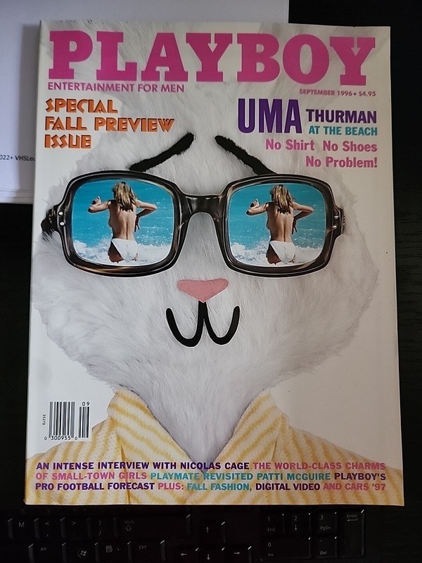 September 1996 Playboy Magazine Uma Thurman