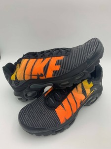 nike air max plus mercurial black orange