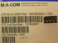 4 MA-COM MA4EX950L-1225 HMIC Mixer 700-1200 MHz IC's