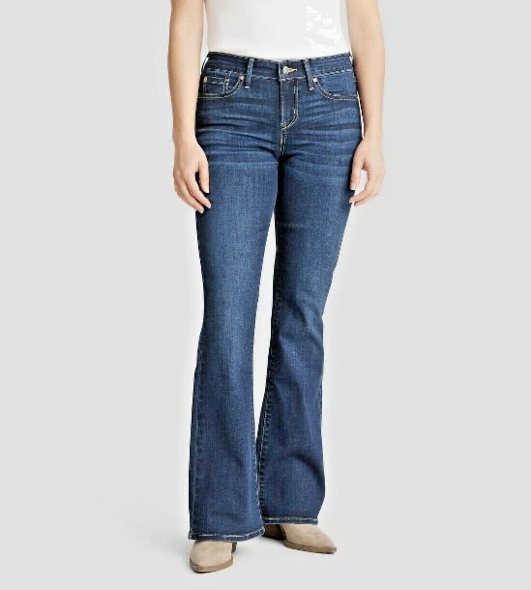 DENIZEN® from Levi\'s® Women\'s Mid-Rise Bootcut Jeans W26”L30”stretch | eBay