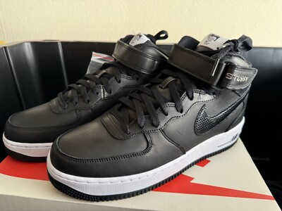 Nike Air Force 1  07 Mid SP x Stussy DJ7840 001 Men s Shoes Brand New Size 9