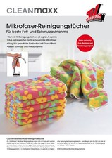 Clean Maxx Mikrofaser Reinigungstücher 10er Set Mirkrofasertücher TV Werbung