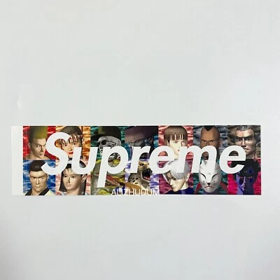 SUPREME FW22 YOHJI YAMAMOTO TEKKEN BOX LOGO STICKER