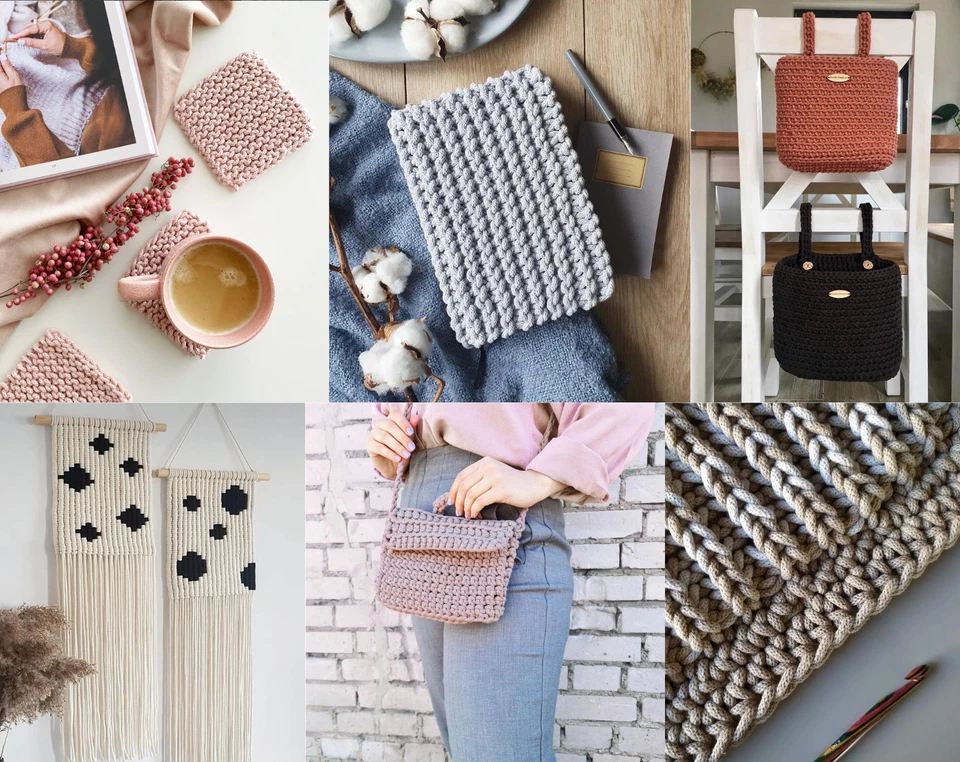 BOBBINY 5mm Premium cordoncino intrecciato 100 m filo uncinetto macramè 50 colori - Immagine 3 di 4