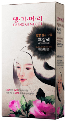 Daeng Gi Meo Ri - K-Beauty Herbal Hair Color Dye For Gray Hair - (Dark Brown)