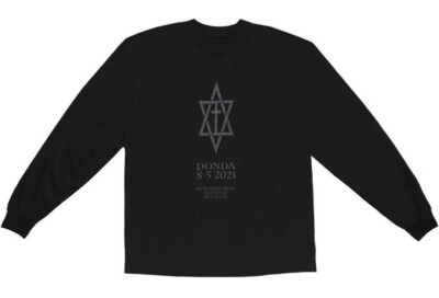 AUTHENTIC Kanye West DONDA ATL Listening Party 8/5/21 L Long Sleeve ALBUM DROP
