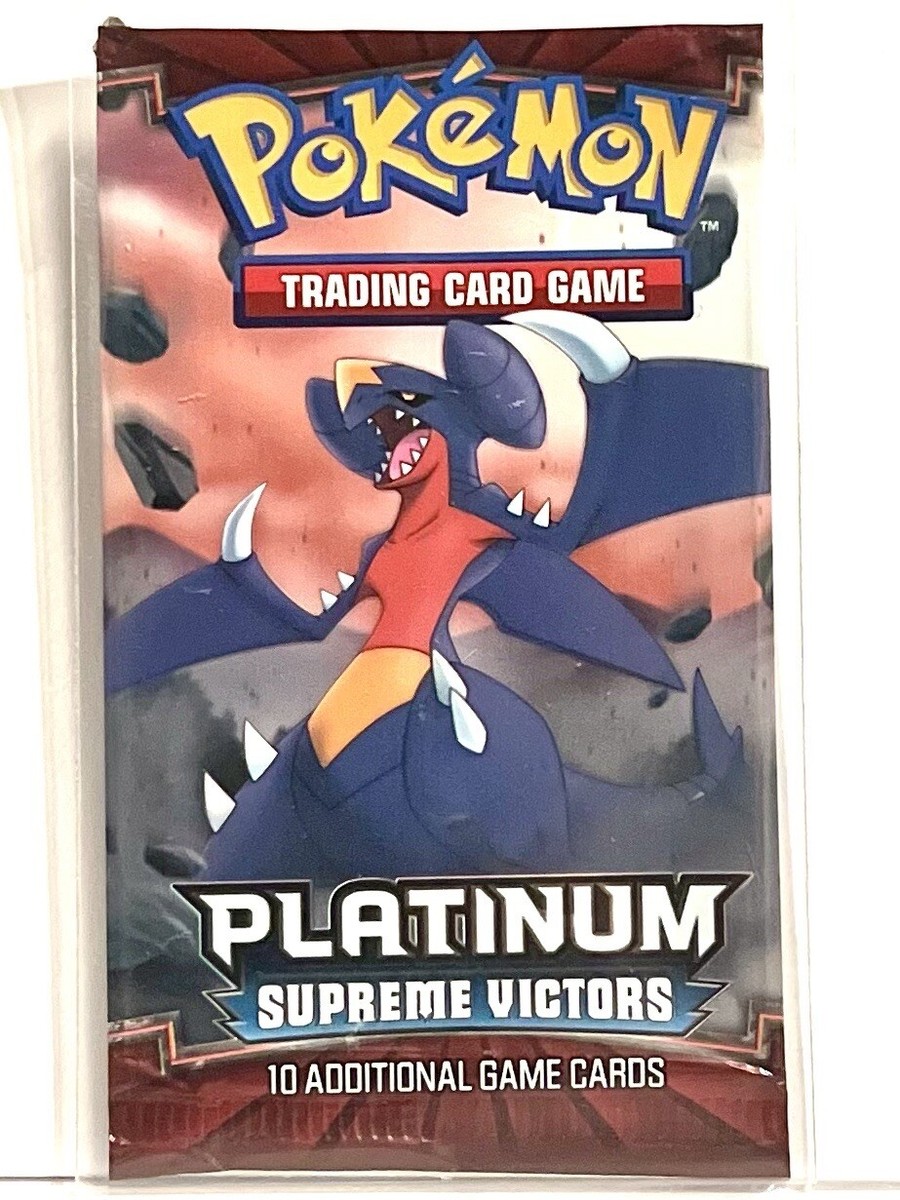 Pokémon EMPTY Platinum Supreme Victors Booster Pack NO CARDS 