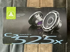 JL AUDIO C2-525x 5.25" Coaxial Car Speakers Silk Soft Dome tweeters NEW C2525x