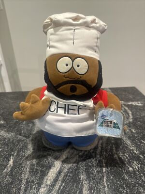 Original 1998 South Park CHEF 14'' Plush Figure Fun 4 All Comedy Central New Tag