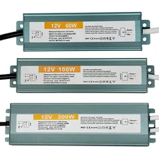 LED Power Supply 110V to DC 12V Voltage Converter Transformer Adapter Waterproof