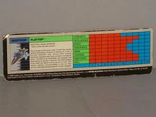 G1 TRANSFORMERS DECEPTICON MICROMASTER BASE FLATTOP TECH SPEC LOT # 1