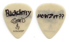 Buckcherry Stevie D Signature Howzit?? Glow Guitar Pick #2 - 2009 Tour