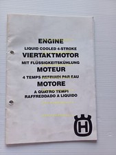 Husqvarna motore 4 tempi 1987 manuale uso originale 4 stroke manual