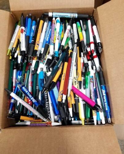 1000 Wholesale Lot Misprint Ink Pens, Ball Point, Plastic, Retractable - Picture 1 of 1