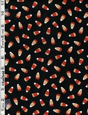 Spooky Night Candy Corn by Studio E Fabrics bty