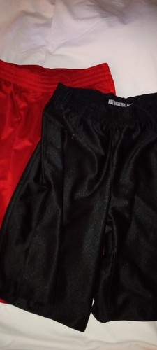 TWO pair Nike Mens Shorts Black -Red RN 56323 CA#05553 Size MEDIUM | eBay