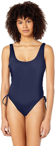 Bikini Lab Womens 248720 Lace Up Adjustable Side Tie One Piece Swimsuit Size L