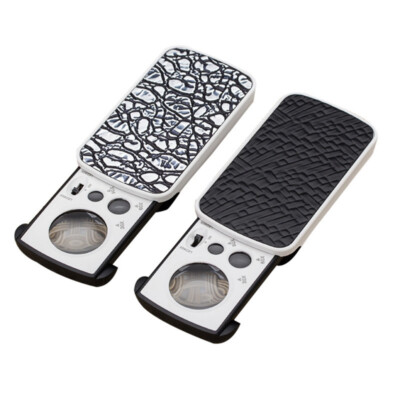 Pocket LED Light Slide-out Jewels Magnifying Glass Magnifier Loupe 30X 60X 90X d