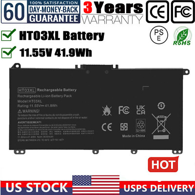   NEW HT03XL BATTERY L11421-2C2 L11119-855 FOR HP PAVILION 14-CE 14-CF 15-CS US