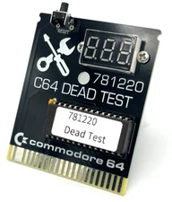 Commodore 64 Dead Test Cartridge with Voltmeter Power Display USA seller