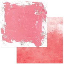 Spectrum Sherbet- Raspberry,  scrapbook paper, DS, 49 and Market #SS36844