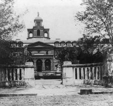 Front Gate Façade of Orphan Asylum Charleston - 8x10 US Civil War Photo