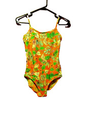 Osh Kosh Girls Multi-Colored Swim Suit Size 12 EUC  