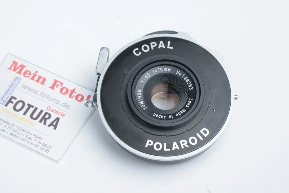 Polaroid Tominon 4.5/75mm w. Copal Shutter , 3 Monate Garantie - Bild 4 von 4