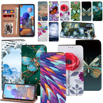 Bedruckte PU Leder Abdeckung Handyhülle für Samsung Galaxy A40/A14/A14 5G