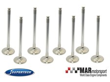 Supertech Sierra Cosworth YB Turbo +1mm Inconel Exhaust Valve Set of 8 **7mm**