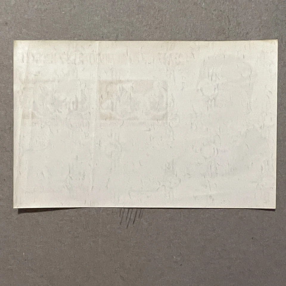 Hoja de recuerdo de la Cruz Roja de Corea 1963 Jean Henri Dunant Foto 2 de 2