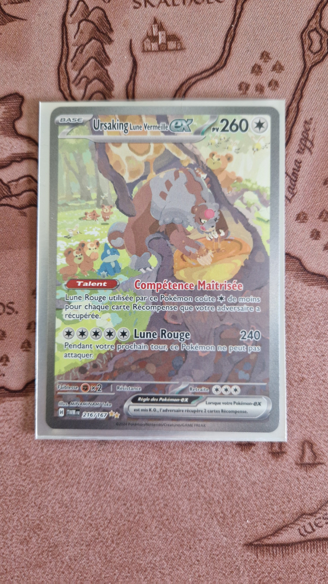 Ursaking Lune Vermeille EX 141/167 Série Écarlate et Violet Mascarade Crépusculaire | Rakuten