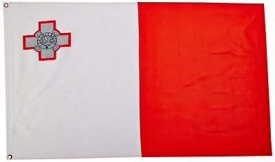 2x3 Malta Flag 2'x3' House Banner Grommets 100D FABRIC