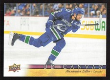 2017-18 Upper Deck Alexander Edler UD Canvas #C197 Card