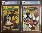 Amazing Spider-Man 362 & 363  CGC 9.4  Carnage, Venom, Human Torch / White Pages