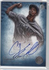 2015 Bowman Inception Prospect Blue 41/150 Carl Edwards Jr CJ #PA-CE Auto 9oy