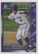 2022 Bowman Chrome Prospects Mega Box Purple Mojo Refractor Martin Gimenez 0tf6