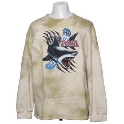 Maui and Sons, Sweatshirt, Größe: XL, Beige/Mehrfarbig, Baumwolle, Print #IS9