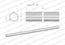 WARYNSKI Series 2R Series 1R Drive Shaft Telescopic Tube 1 Piece