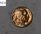 1927 Buffalo Nickel ~ Almost Uncirculated AU TONED ~ ZB969
