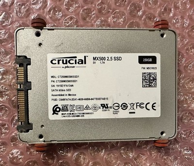Crucial MX 250GB SSD SATA III 2.5'' Internal Drive Laptop Desktop Upgrade