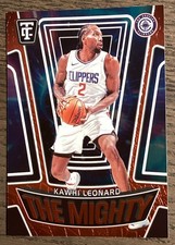 2024-25 Panini Totally Certified #1 Kawhi Leonard The Mighty Mirror Red #/99