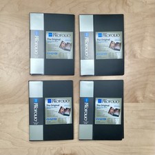 Itoya Art Profolio Portfolio 4 in x 6 in Display Book, 24 Sleeves set of 4
