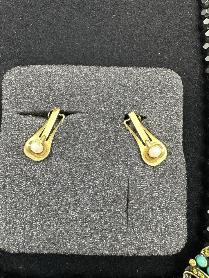 Heidi Daus Collar, Clip Pendientes y Anillo (talla 9) Set-Turquesa, Rubí, Naranja Foto 4 de 4