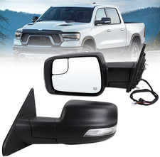 Left Driver Side Mirror Compatible with 2019 2020 2021 2022 2023 2024 2025 Ram 1